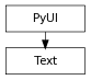 Inheritance diagram of Text