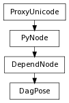Inheritance diagram of DagPose