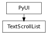 Inheritance diagram of TextScrollList