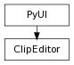 Inheritance diagram of ClipEditor