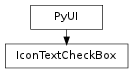 Inheritance diagram of IconTextCheckBox