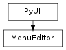 Inheritance diagram of MenuEditor