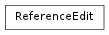 Inheritance diagram of ReferenceEdit