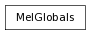 Inheritance diagram of MelGlobals