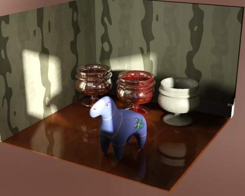 壁にバック フェース カリングを設定