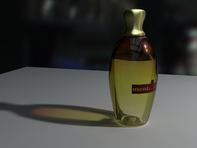 透明なシャドウを使用