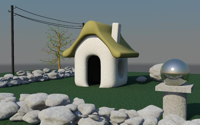 horizon_height（水平線の高さ）= -0.3、horizon_blur（水平線ブラー）= 0.2