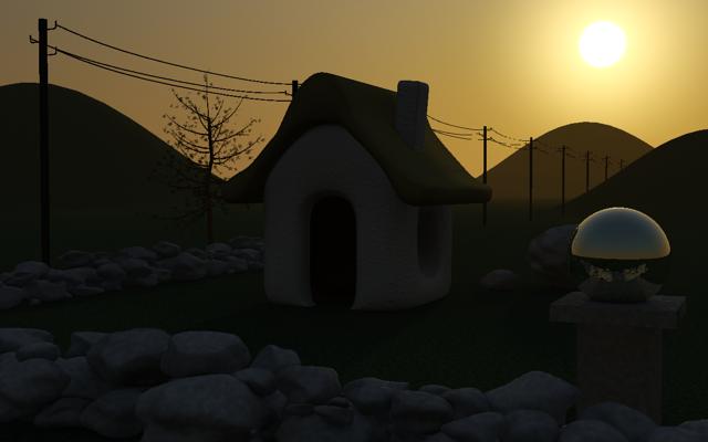 sun_glow_intensity（太陽のグロー強度）= 5