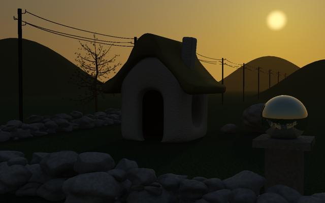 sun_glow_intensity（太陽のグロー強度）= 0.1