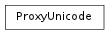 Inheritance diagram of ProxyUnicode