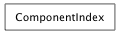 Inheritance diagram of ComponentIndex