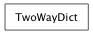 Inheritance diagram of TwoWayDict