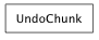 Inheritance diagram of UndoChunk