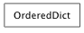 Inheritance diagram of OrderedDict