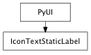 Inheritance diagram of IconTextStaticLabel