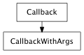 Inheritance diagram of CallbackWithArgs