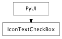 Inheritance diagram of IconTextCheckBox