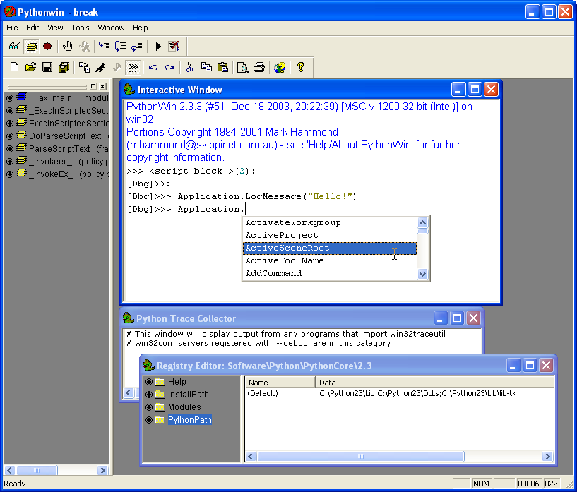 miscrosoft script debugger