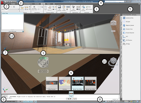 autocad user interface