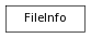 digraph inheritanced16c7bf4db {
rankdir=TB;
ranksep=0.15;
nodesep=0.15;
size="8.0, 12.0";
  "FileInfo" [fontname=Vera Sans, DejaVu Sans, Liberation Sans, Arial, Helvetica, sans,URL="#pymel.core.system.FileInfo",style="setlinewidth(0.5)",height=0.25,shape=box,fontsize=8];
}