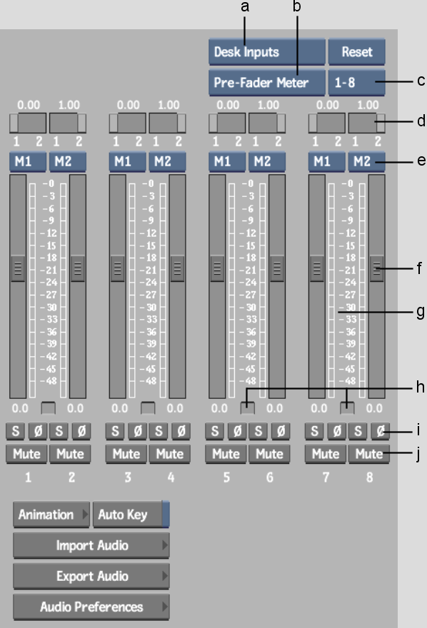 About the AudioDesk Controls