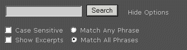 Search Options